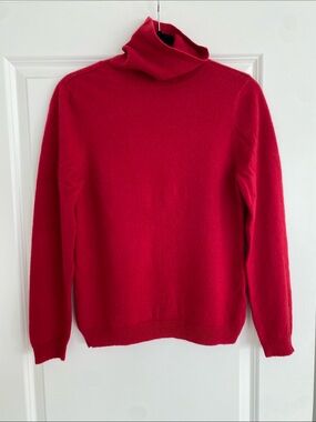 in Classic Red Cashmere Sweater